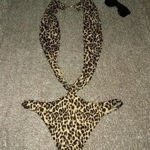 Ladies cheetah print. Swim suit